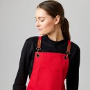 Latzschürze B 70 x L 80 cm rot