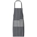 Latzschürze denim stripe 70 x 80 cm navy