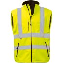 *LOGAN* WARNSCHUTZ-SOFTSHELLJACKE - ELYSEE® GELB, EN ISO 20471/3