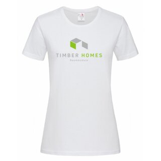 Baumwolle T-Shirt Damen Timber Homes