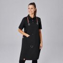 Latzschürze Casual Style mit X-Kreuzung, schwarz, B 70 x L 80 cm