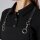 Latzschürze Casual Style mit X-Kreuzung, schwarz, B 70 x L 80 cm