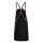 Latzschürze Casual Style mit X-Kreuzung, schwarz, B 70 x L 80 cm