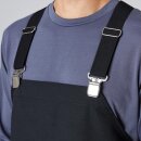 Latzschürze Casual Style mit X-Kreuzung, schwarz, B 88 x L 80 cm
