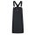 Latzschürze Casual Style mit X-Kreuzung, schwarz, B 88 x L 80 cm