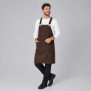 Latzschürze Casual Style mit X-Kreuzung, toffee, B 88 x L 80 cm