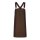 Latzschürze Casual Style mit X-Kreuzung, toffee, B 88 x L 80 cm