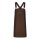 Latzschürze Casual Style mit X-Kreuzung, toffee, B 88 x L 80 cm