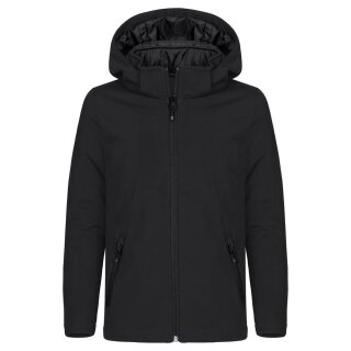 Padded Hoody Softshell Junior - Black