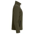 Padded Softshell Jacket Women - Fog Green