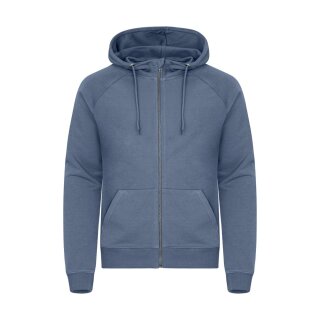 Miami Pro Hoody Full Zip - Steel Blue