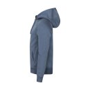 Miami Pro Hoody Full Zip - Steel Blue