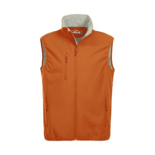 Basic Softshell Vest - Blood Orange