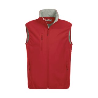 Basic Softshell Vest - Red