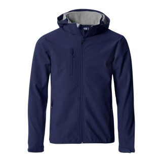 Basic Hoody Softshell - Dark Navy