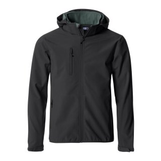 Basic Hoody Softshell - Black