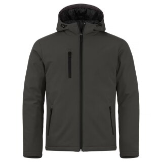 Padded Hoody Softshell - Dark Grey