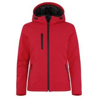 Padded Hoody Softshell Women - Red