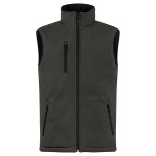 Padded Softshell Vest - Dark Grey