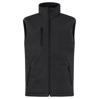 Padded Softshell Vest - Black