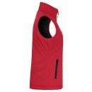 Padded Softshell Vest Women - Red