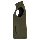 Padded Softshell Vest Women - Fog Green