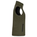 Padded Softshell Vest Women - Fog Green