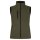Padded Softshell Vest Women - Fog Green