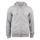 Premium Oc Hoody Full Zip - Grey Melange