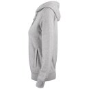 Premium Oc Hoody Full Zip Women - Grey Melange