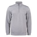 Basic Active Half Zip - Grey Melange