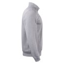 Basic Active Half Zip - Grey Melange