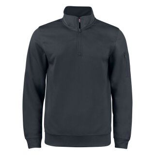 Basic Active Half Zip - Black