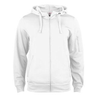 Basic Active Hoody Full Zip - White