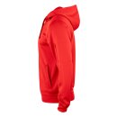 Basic Active Hoody Full Zip - Red