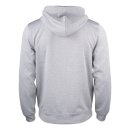Basic Active Hoody Full Zip - Grey Melange
