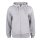 Basic Active Hoody Full Zip - Grey Melange