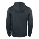 Basic Active Hoody Full Zip - Black