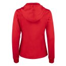 Basic Active Hoody Full Zip Women - Red
