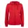 Basic Active Hoody Full Zip Women - Red