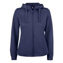 Basic Active Hoody Full Zip Women - Dark Navy