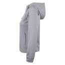 Basic Active Hoody Full Zip Women - Grey Melange