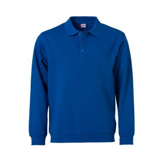 Basic Polo Sweater - Royal Blue
