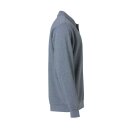 Basic Polo Sweater - Grey Melange