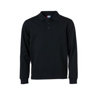 Basic Polo Sweater - Black