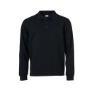 Basic Polo Sweater - Black