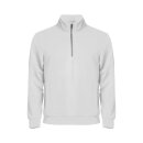 Basic Half Zip - White