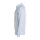 Basic Half Zip - White