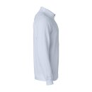Basic Half Zip - White