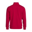 Basic Half Zip - Red